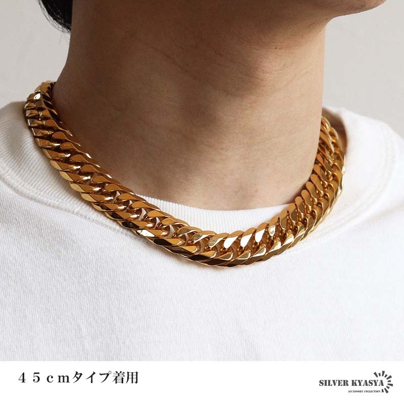 値下げ！おまけ付2本セットSLEEKステンレス金喜平60cm50cmセーフティ付 値下げ！おまけ付2本セットSLEEKステンレス金喜平60cm50cmセーフティ付