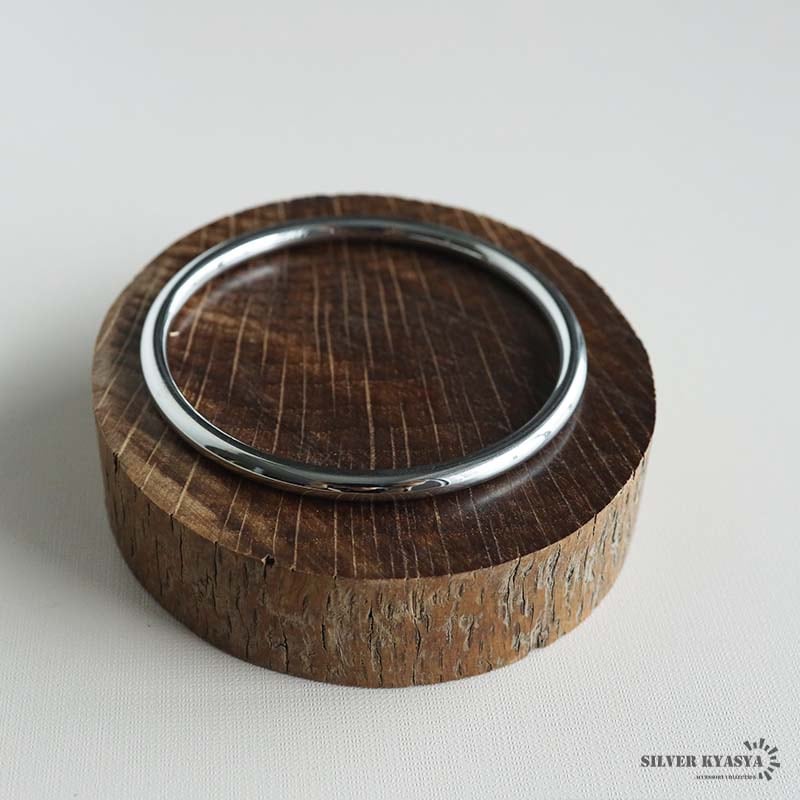 ステンレス シンプルバングル 幅4mm [b732] | バングル,ステンレス