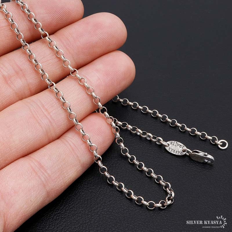 925 ロールチェーンネックレス 幅3mm [cs017] | すべての商品