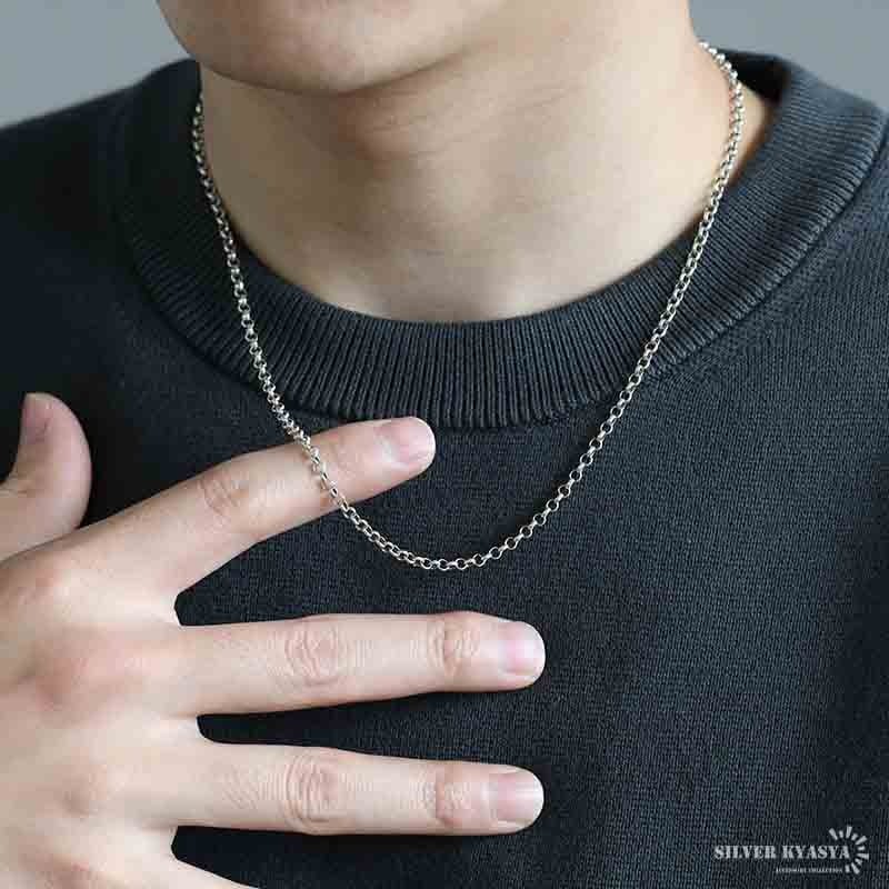 925 ロールチェーンネックレス 幅3mm [cs017] | すべての商品 | SILVER