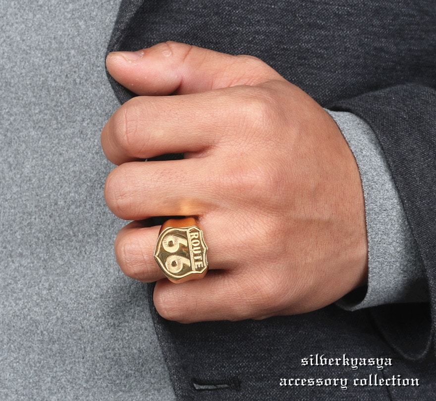 ステンレス ルート66馬蹄リング [r154] | スタイルで探す,迫力満点！ご