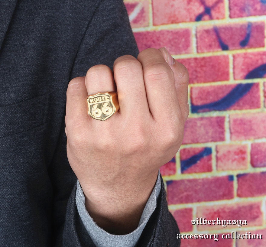 ステンレス ルート66馬蹄リング [r154] | スタイルで探す,迫力満点！ご