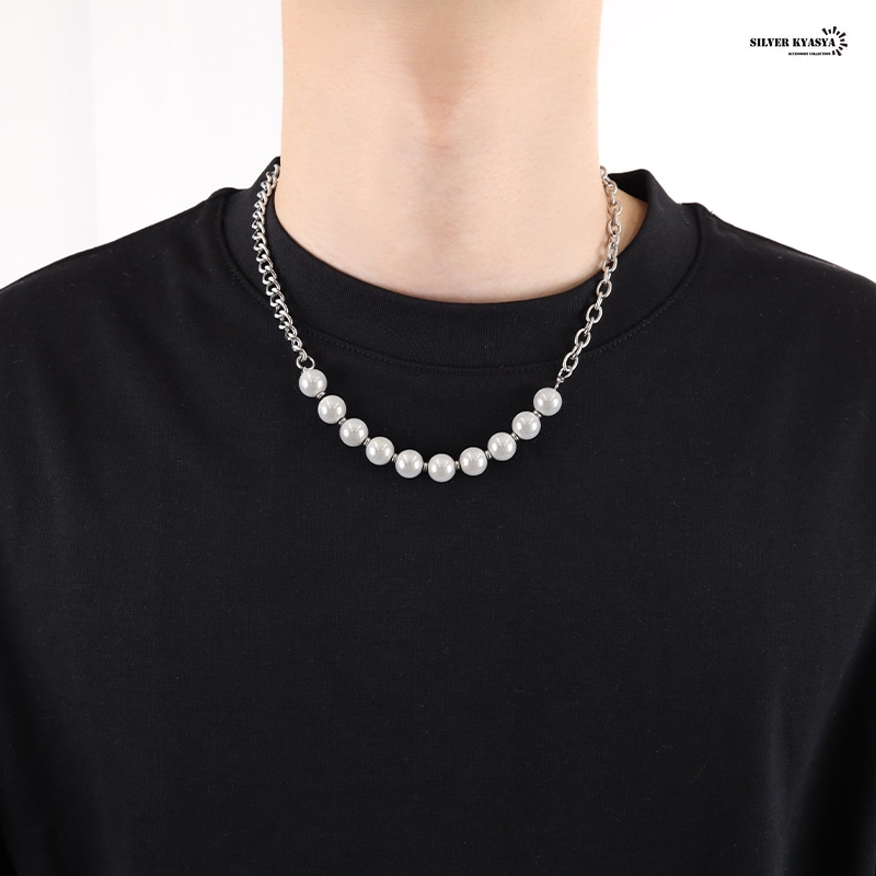 VERSACE パールネックレス パールネックレス [n412] | スタイルで探す,メンズパール