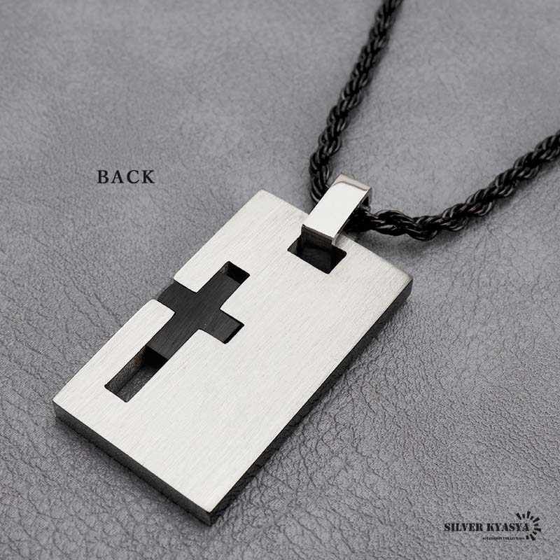 シルバー925 ドッグタグ ステンレス ドッグタグネックレス [n727] | ネックレス