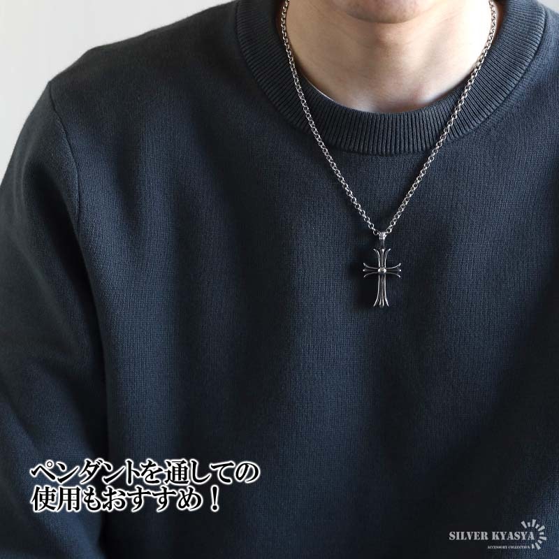 シルバー925 ネックレスチェーン　ロールチェーン シルバー925 ロールチェーン ネックレス 幅5mm 50cm ネックレス