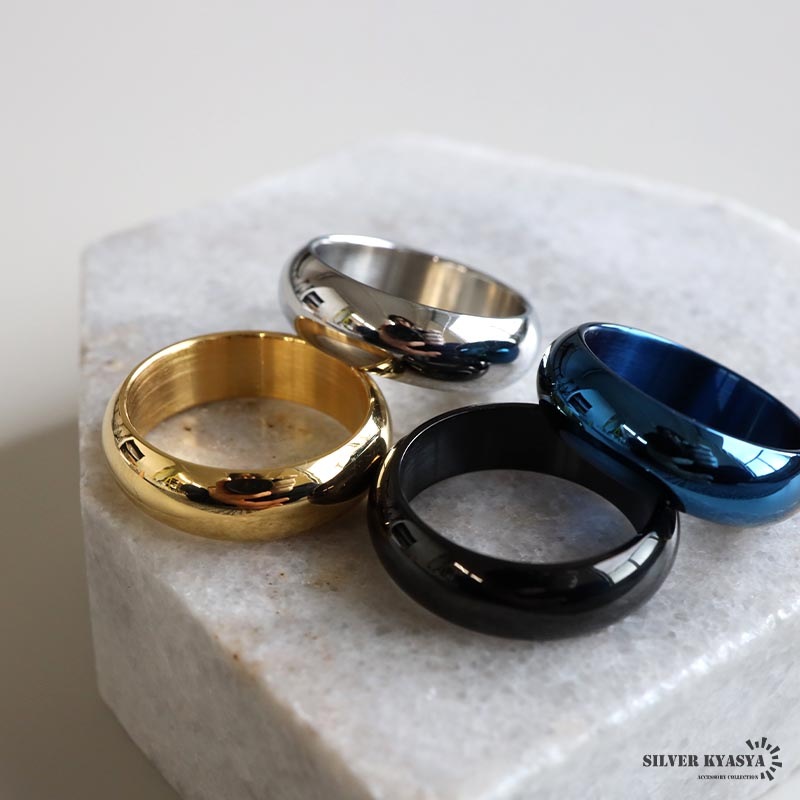 ステンレス 甲丸 シンプルリング [r157] | リング,ステンレス