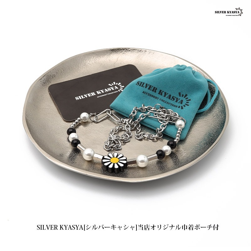 パールネックレス フラワー [n414] | モチーフで探す,桜・リーフ