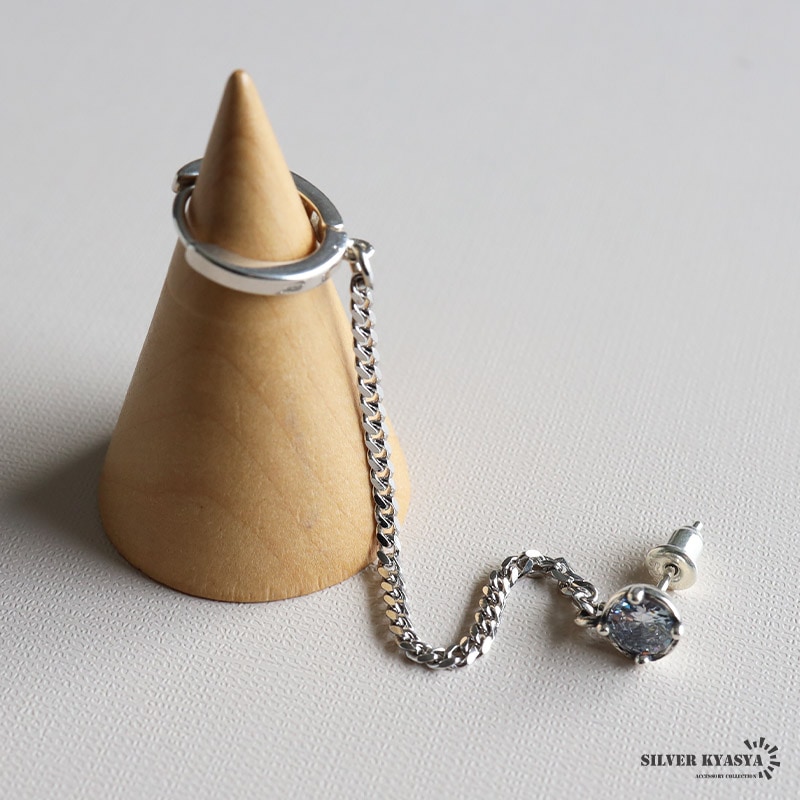 シルバー チェーン ピアス　アヤミジュエリー AYAMI jewelry(アヤミ ジュエリー)｜Long Dropピアス/シルバー