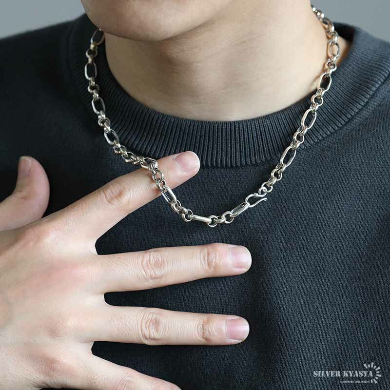 925 ロールチェーンネックレス [cs044-8mm] | ネックレスチェーン