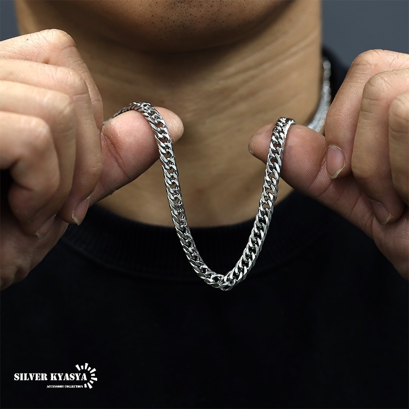 ステンレス ダブル喜平ネックレス [n348-s-6mm] | スタイルで