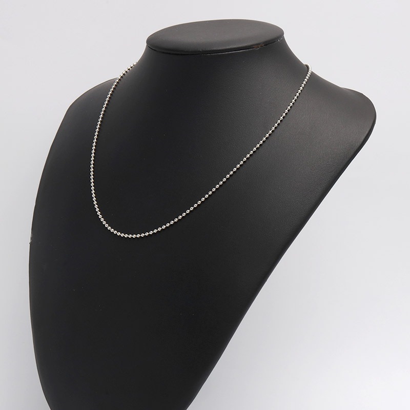 925 ボールチェーンネックレス [cs061] | ネックレスチェーン,シルバー