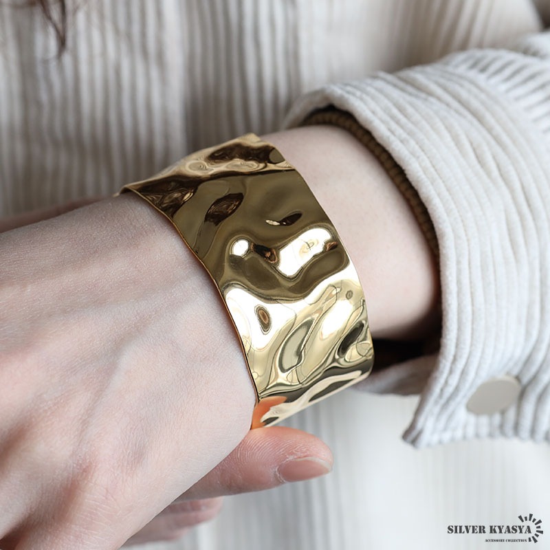 ステンレス ワイドバングル 幅30mm [b957] | バングル,ステンレス