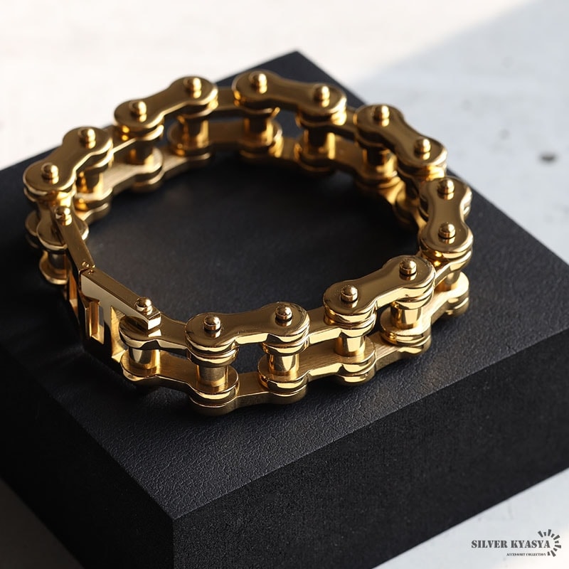 316L バイクチェーンブレスレット [b600] | スタイルで探す,迫力満点