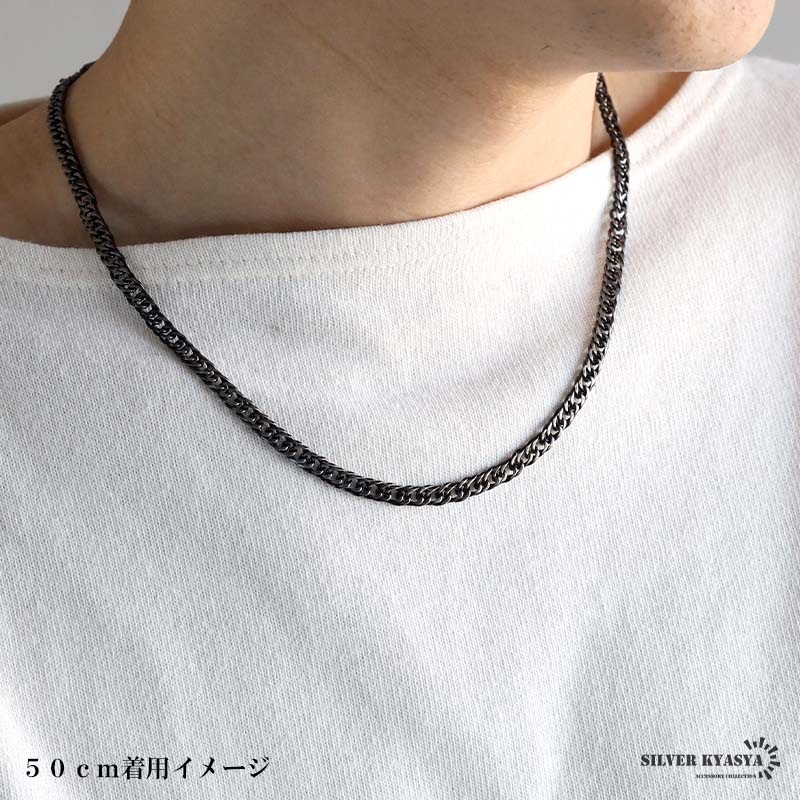 純チタン製 ダブル喜平ネックレス [n1077-5mm-as] | ネックレス