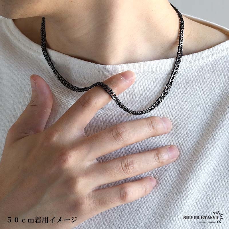 純チタン製 ダブル喜平ネックレス [n1077-5mm-as] | ネックレス