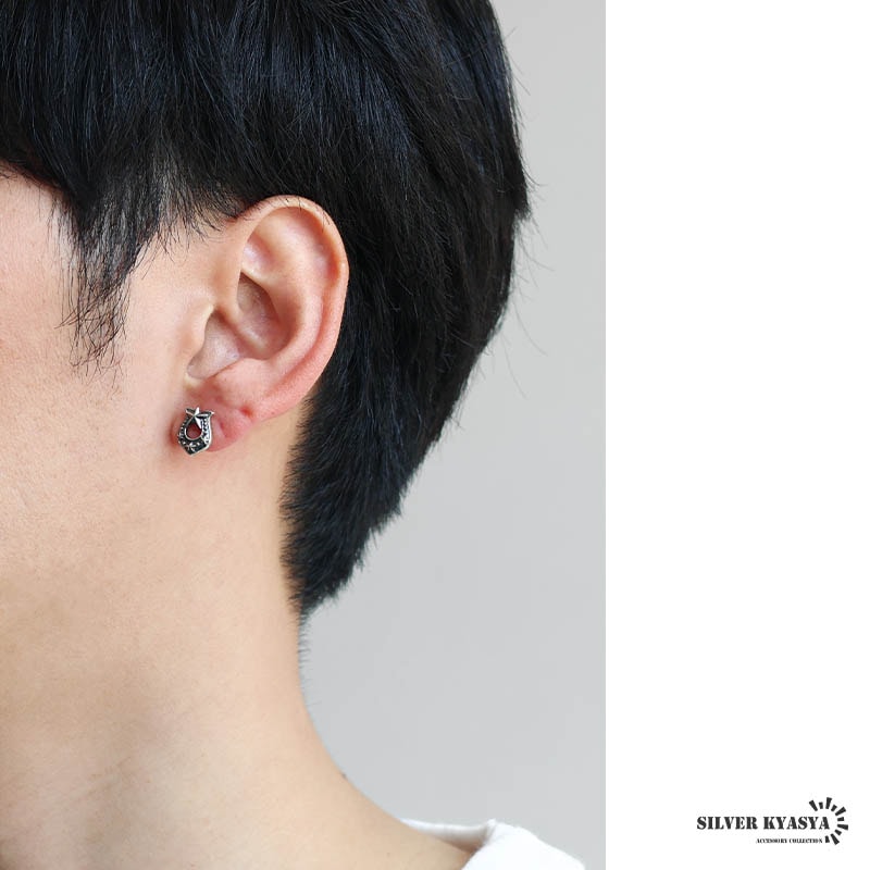   スターリングシルバー　ピアス カーブ(Curve) スターリングシルバー ピアス