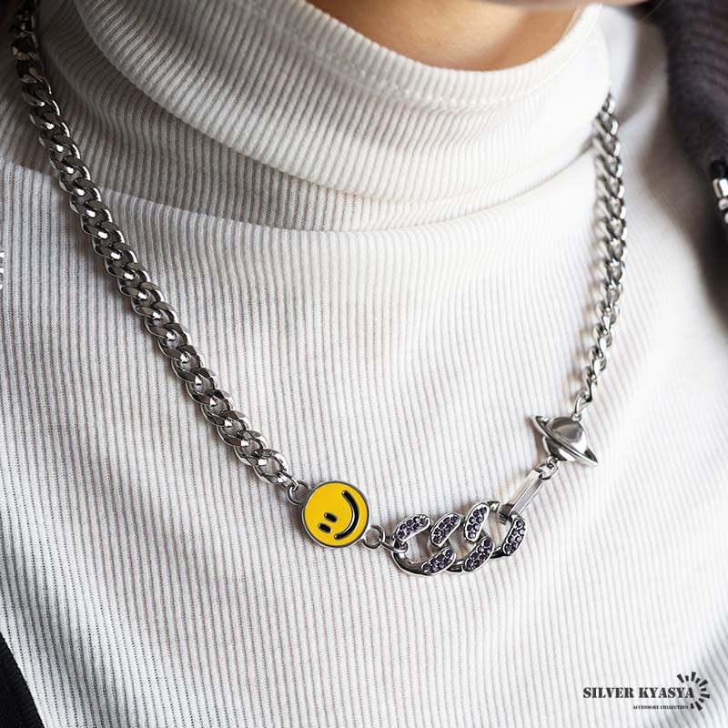 新品、未使用 ネックレス 10金ホワイトゴールドダイヤモンドハートネックレス 未来天使