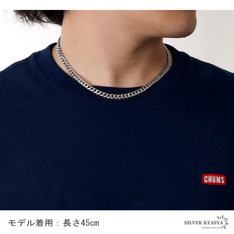 45cmチェーン　 太陽 シルバー ヴィンテージネックレス NAVY 45cmチェーン 花 フラワー シルバー ヴィンテージネックレスNAVY