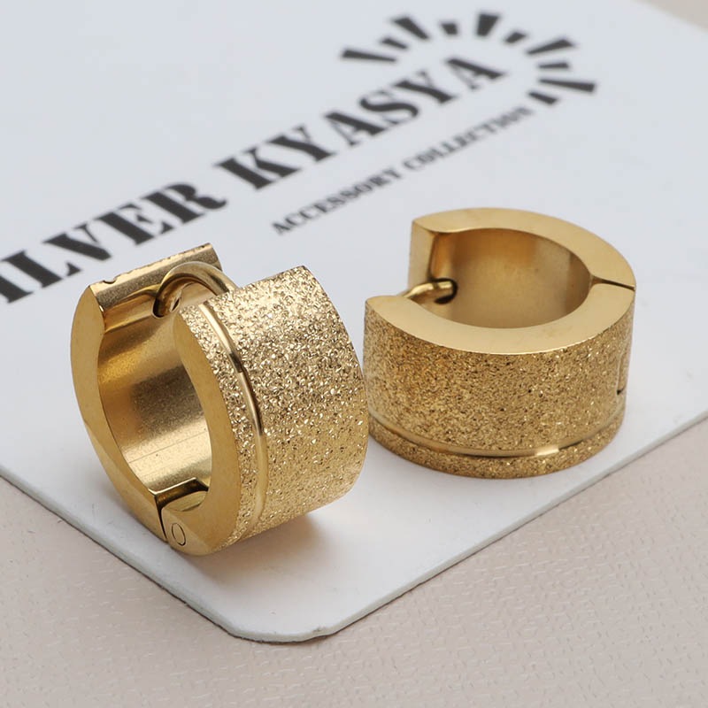 ステンレス フープピアス 太め [e395] | ピアス,ステンレス | SILVER