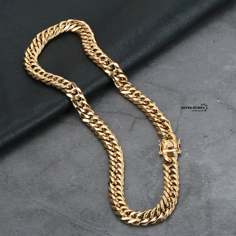 ダブル喜平ネックレス 金 幅12mm [n331-12mm-gold] | スタイルで探す