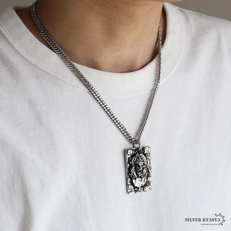 吸血鬼ドッグタグ＆ダブル喜平ネックレス [n846-n348-6mm] | スタイル