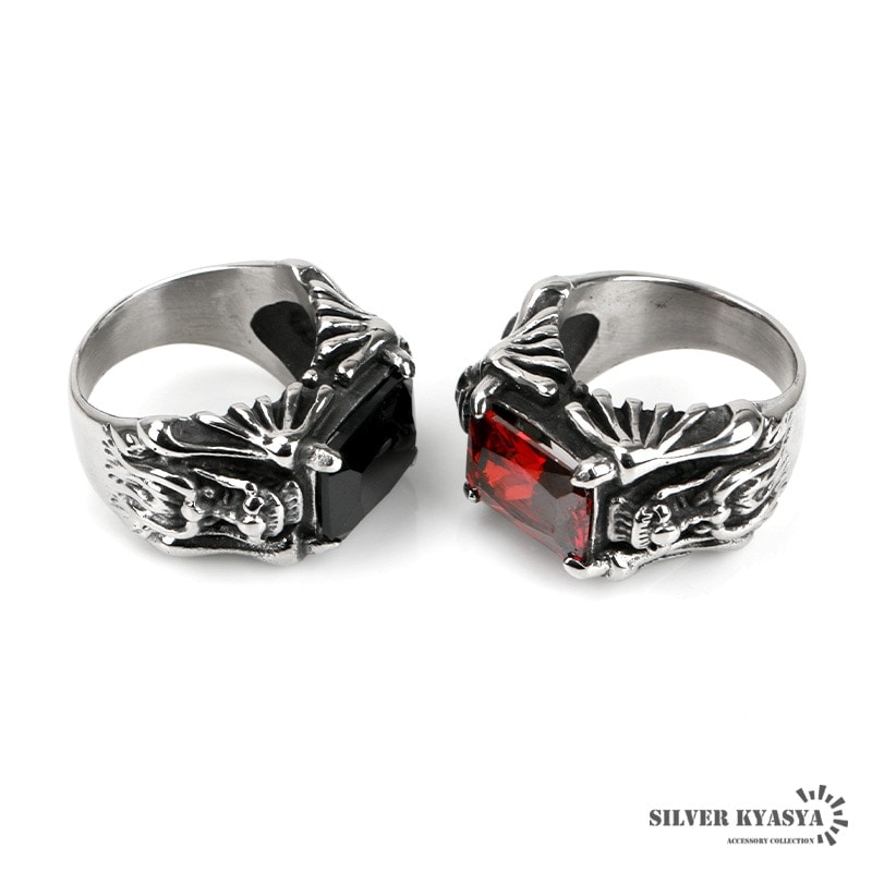 ステンレス ゴシックストーンリング [r233] | スタイルで探す,ゴシック