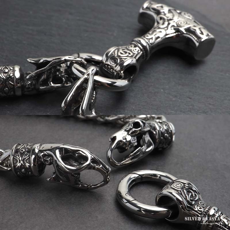 06SS GUNS期 セラミック スカル ネックレス キムタク着用 ハート涙 NUMBER (N)INE - キムタク トレジャーフォー スカルネックレス