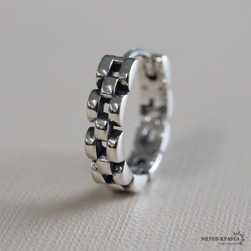 シルバー925 時計バンド フープピアス [ce314] | お洒落なレディース