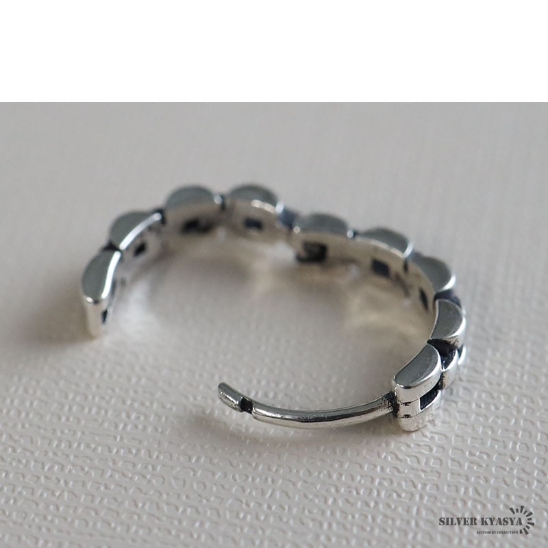 シルバー925 時計バンド フープピアス [ce314] | お洒落なレディース