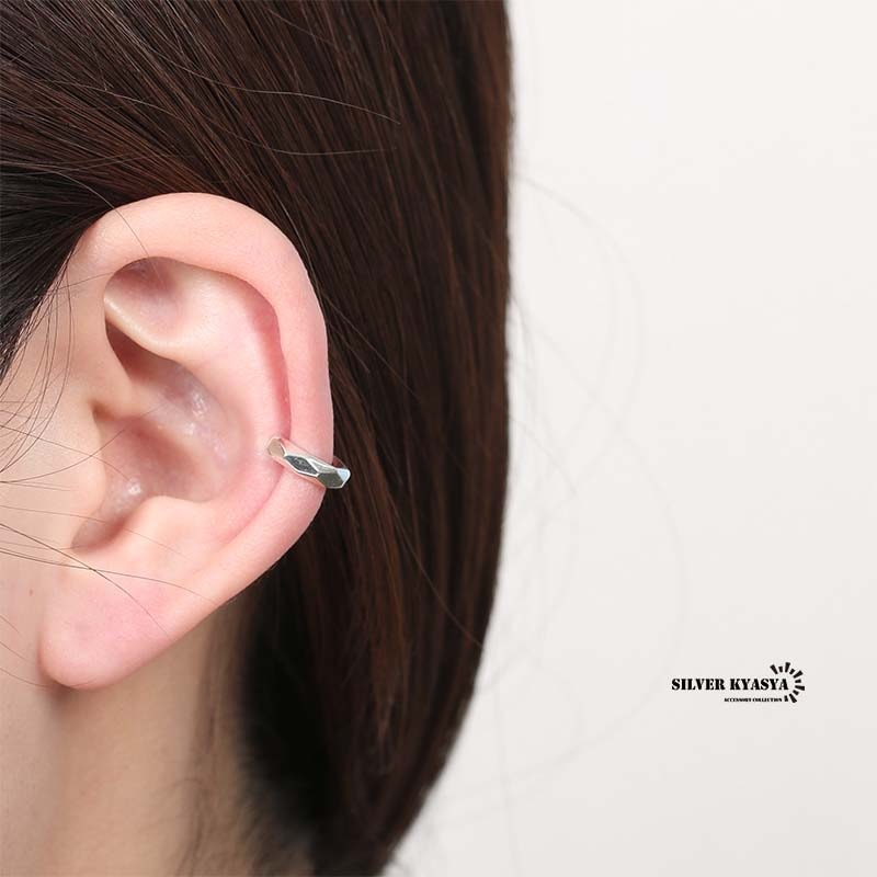 【MEJURI】silver 925 デイリー イヤーカフ 関税込 SILVER925ジルコニアイヤーカフ A/メンズ/レディース