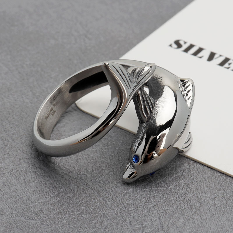 ステンレス ドルフィンリング [r481] | スタイルで探す,個性が光る