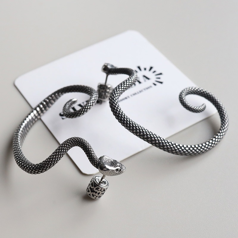 ステンレス スネークピアス 蛇 [e331] | ピアス,ステンレス,スタッド