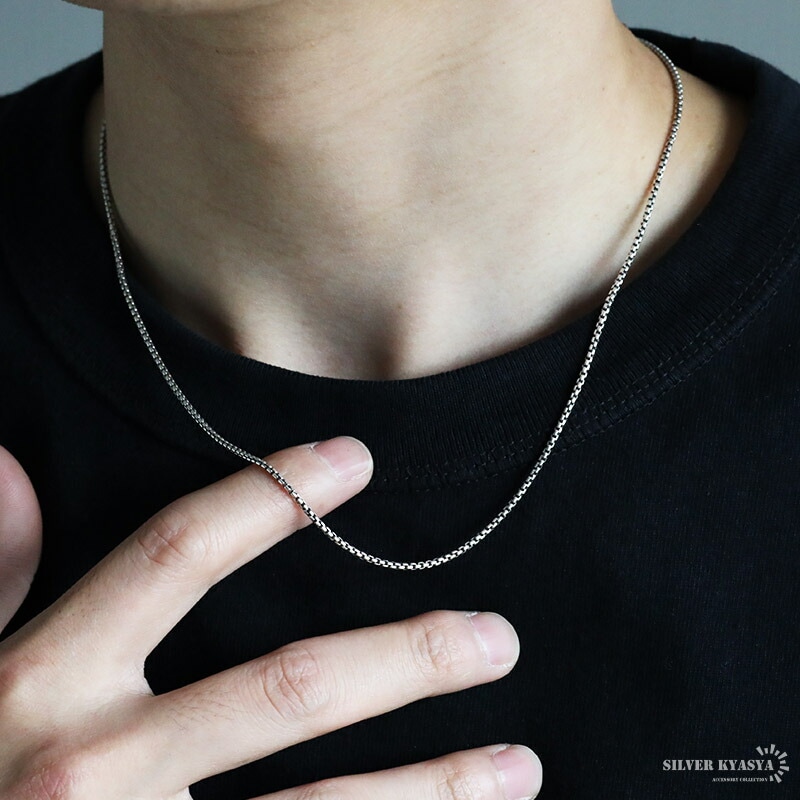 925 ボックスチェーンネックレス [cs062-15mm] | ネックレスチェーン