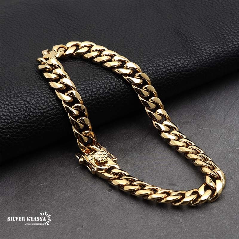 18Kブレスレット 316L喜平ブレスレット18K 8mm [b186-8mm] | スタイルで探す,HIP