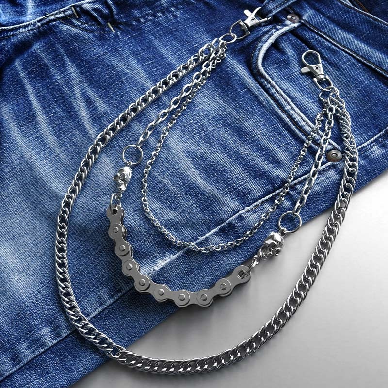 3連ウォレットチェーン [wc069] | ウォレットチェーン | SILVER KYASYA