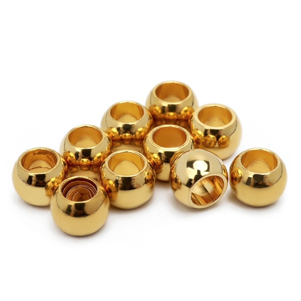 ステンレス18KIP カスタムビーズ [cp092-gold] | カスタムパーツ