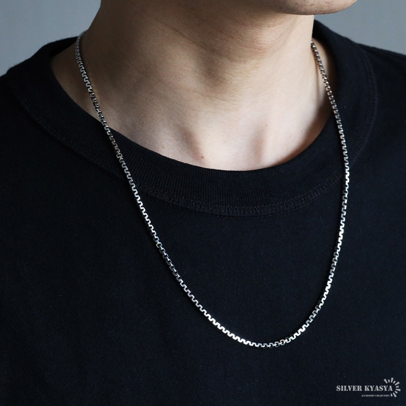 シルバー925 デザインチェーンネックレス [ns214-60cm] | ネックレス