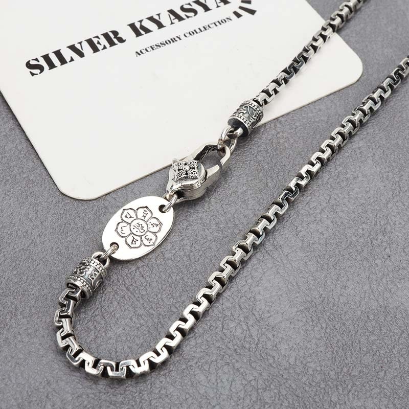 シルバー925 デザインチェーンネックレス [ns214-60cm] | ネックレス