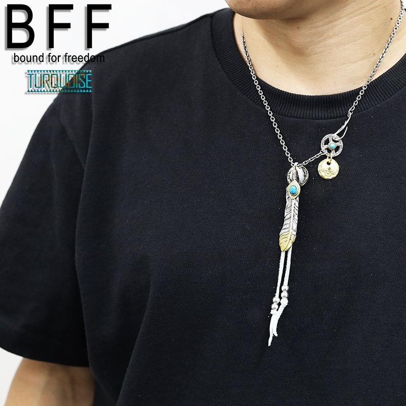 BFF 925 フェザーネックレス カスタム [bffns037] | イーグル