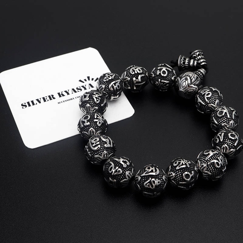 ハニカム粒入り♡雫形ブラックオパールsilver925ブレスレット（16粒） 楽天市場】アラベスク オニキス シルバー ブレスレット 20cm シルバー