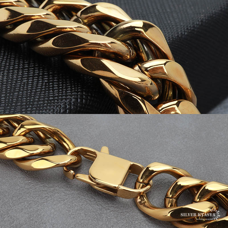 316L 極太ダブル喜平チェーン [n896-gold] | スタイルで探す,HIP HOP