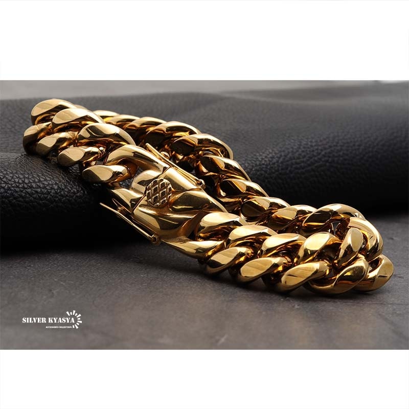 316L喜平ブレスレット18K 14mm [b186-14mm] | すべての商品