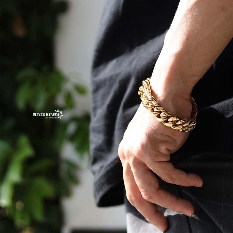316L喜平ブレスレット18K 14mm [b186-14mm] | すべての商品
