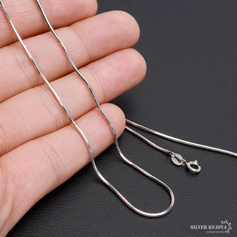 925 スネークチェーンネックレス 幅1.4mm [cs054-14mm] | スタイルで