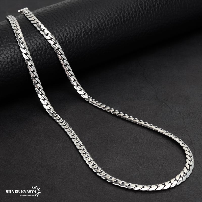 ゴシック風シルバー925ネックレス 約60cm シルバー925 デザインチェーンネックレス [ns214-50cm