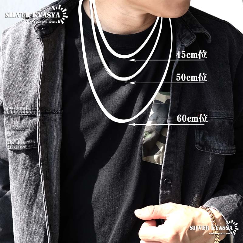 316L 金 喜平ネックレス 16mm [n242-16mm] | スタイルで探す