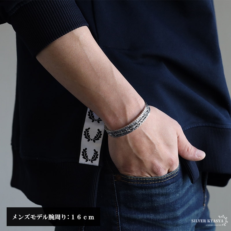 楽天市場】バングル シルバー925 ブレスレット クロス SBT