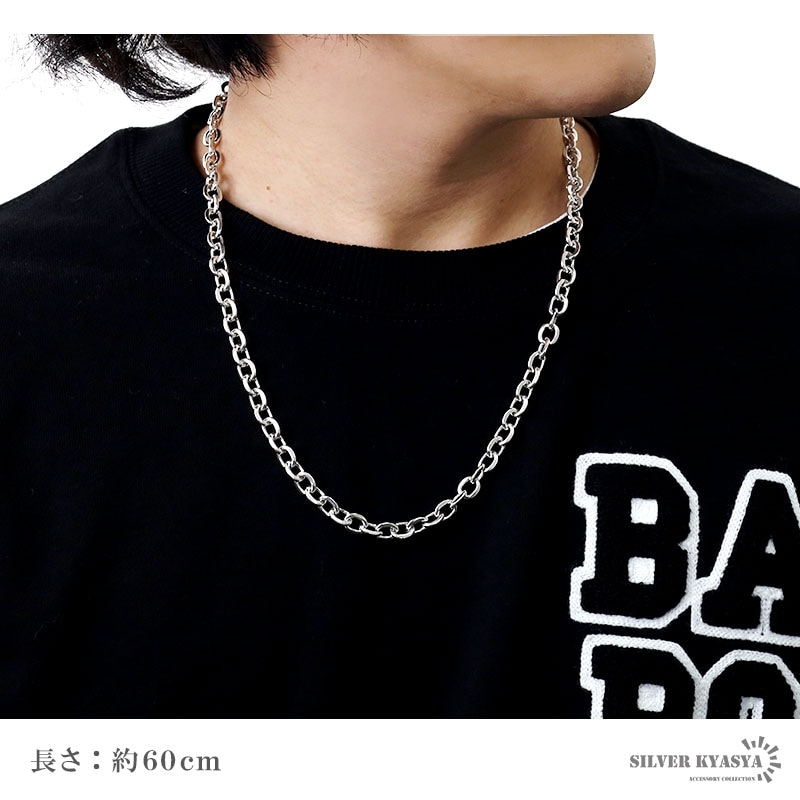 SHAMBALLA オニキスペンダントネックレス silver刻印 小豆チェーン SHAMBALLA オニキスペンダントネックレス silver刻印 小豆