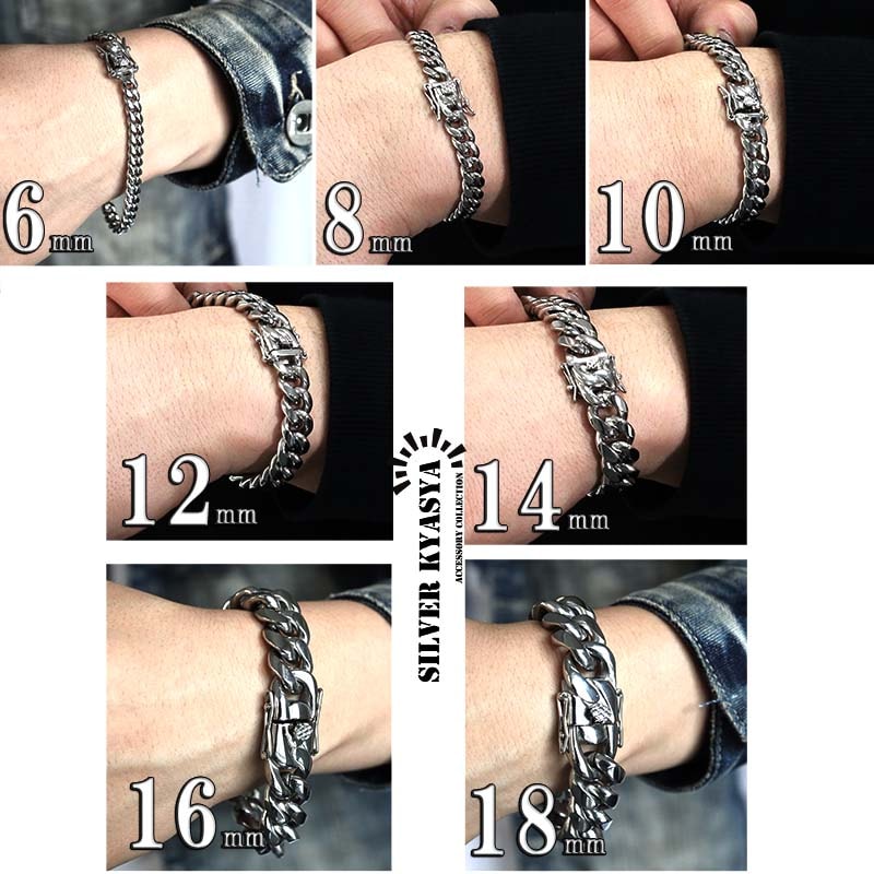 316L喜平ブレスレットシルバー16mm [b187-16mm] | スタイルで探す,HIP