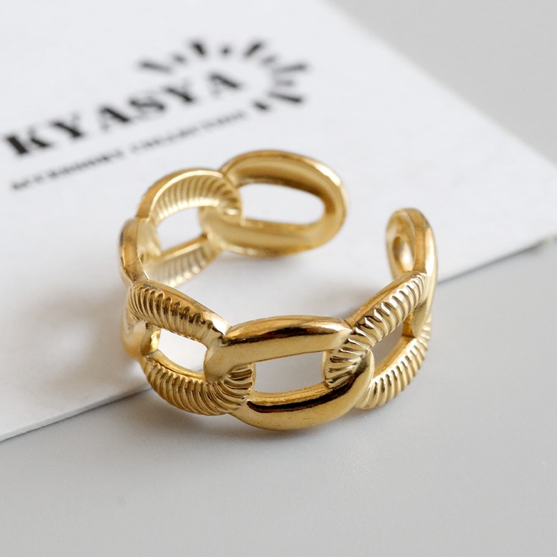 ステンレス 喜平チェーンリング [r662] | リング,ステンレス